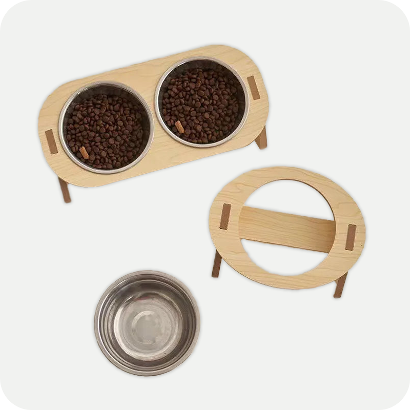 Raised Pet Food Bowl
