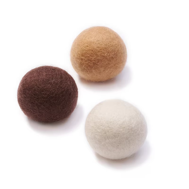 Natural Wool Cat Toy Ball - Image 5