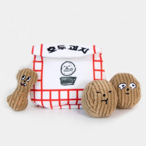 Mixed Nuts Snack Bag Dog Snuffle Toy
