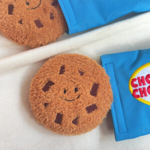 Chocolate Chip Cookie Dog Toy – Interactive Plush Snuffle & Puzzle Toy