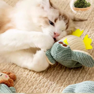 Cat Playing a Penguin Catnip Cat Toy