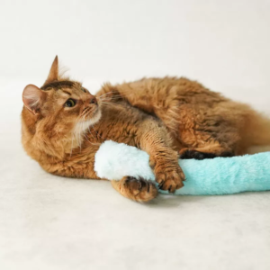 Natural Wool Catnip Infused Cat Kicker Toy